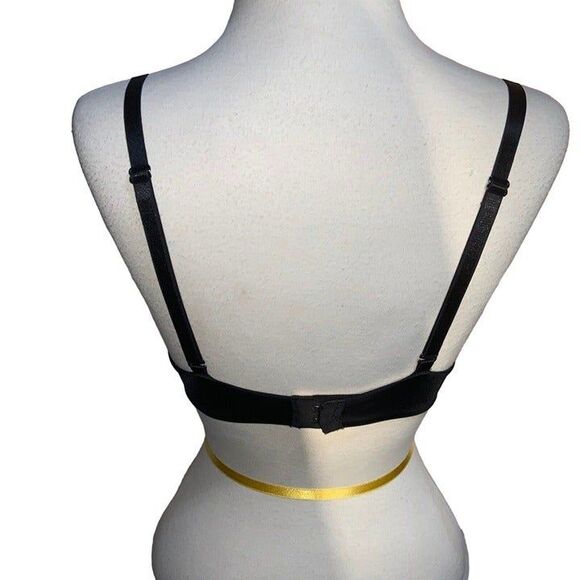 Pearl by Venus Black Strappy Chest Bra 34B - Picture 2 of 3